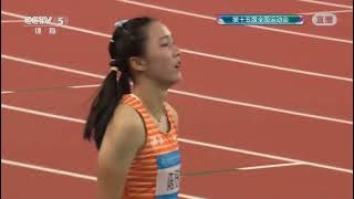 16 Years Old Chen Yujie Wins Women's 100m Final(11:10) at the 2025 National Games of China