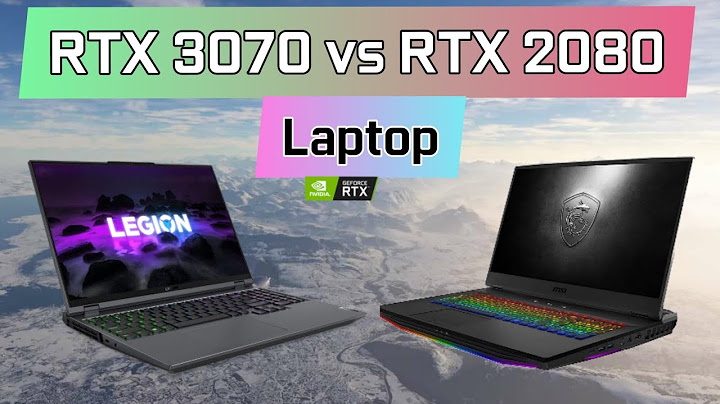 Rtx 2080 laptop vs rtx 3060 laptop