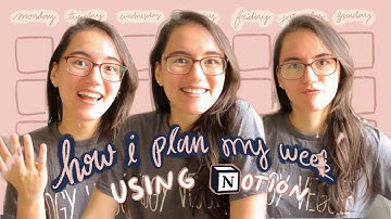 how i plan & schedule my week as a freelancer using notion (free template + productivity tips)
