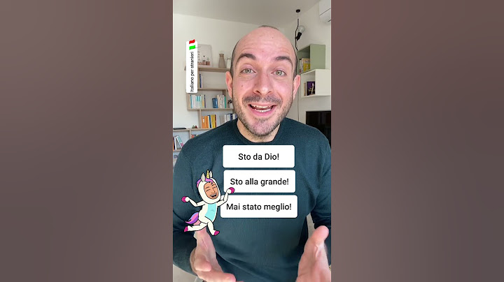 Rispondere a COME STAI in italiano: quali espressioni conosci? #shorts
