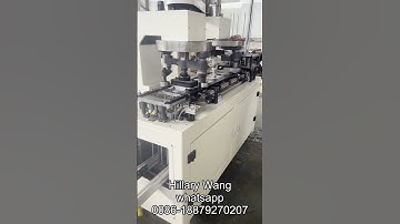 4L Rectangular Tin Can Bottom Lid Curling&lining Machine#lid lining machine#lid curling machine