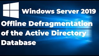 How to Perform offline defragmentation of Active Directory database screenshot 2