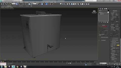 Создание круглых отверстий в 3DS Max