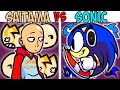 ALL ONE-PUNCH MAN VS SONIC TEST | FNF Character Test | Gameplay VS Playground