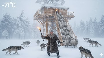 90 Year Old TRUE Nomad Fights Off Wolves to Save 1000 Sheep | Unbelievable Yakutia Survival Story
