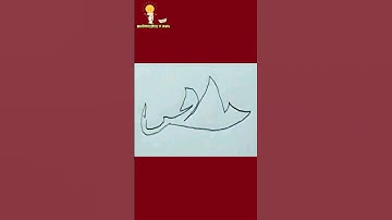 Sting Ray fish drawing in single line art #drawing #fish #lineart #singlelineart #ytshorts #contour