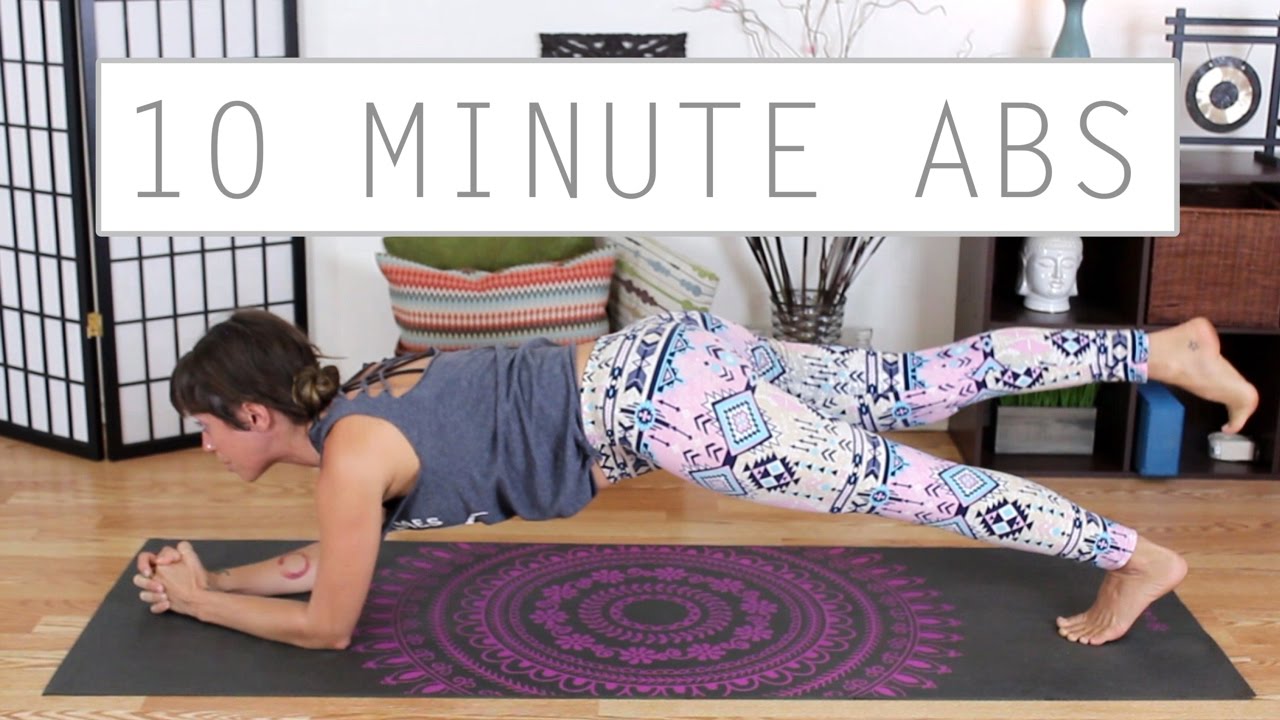 10 Minute Ab Workout Intense Tighten & Tone Core Strengthening Flow