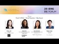 [The ERG Forum 2023] Panel 3: ERGs + Small Business = Big Impact