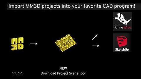 Import MM3D Projects into your Favorite CAD Program!