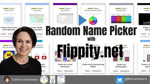 Create a Random Name Picker with Flippity.net