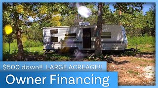 Only $500 down!! [LARGE ACREAGE]  Owner Financed Land for sale w/ no credit checks!!