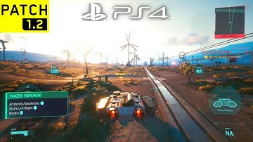 CYBERPUNK 2077 PATCH 1.2 PS4 Slim Gameplay & Graphics (Free Roam) | CYBERPUNK 2077 PATCH 1.2 PS4