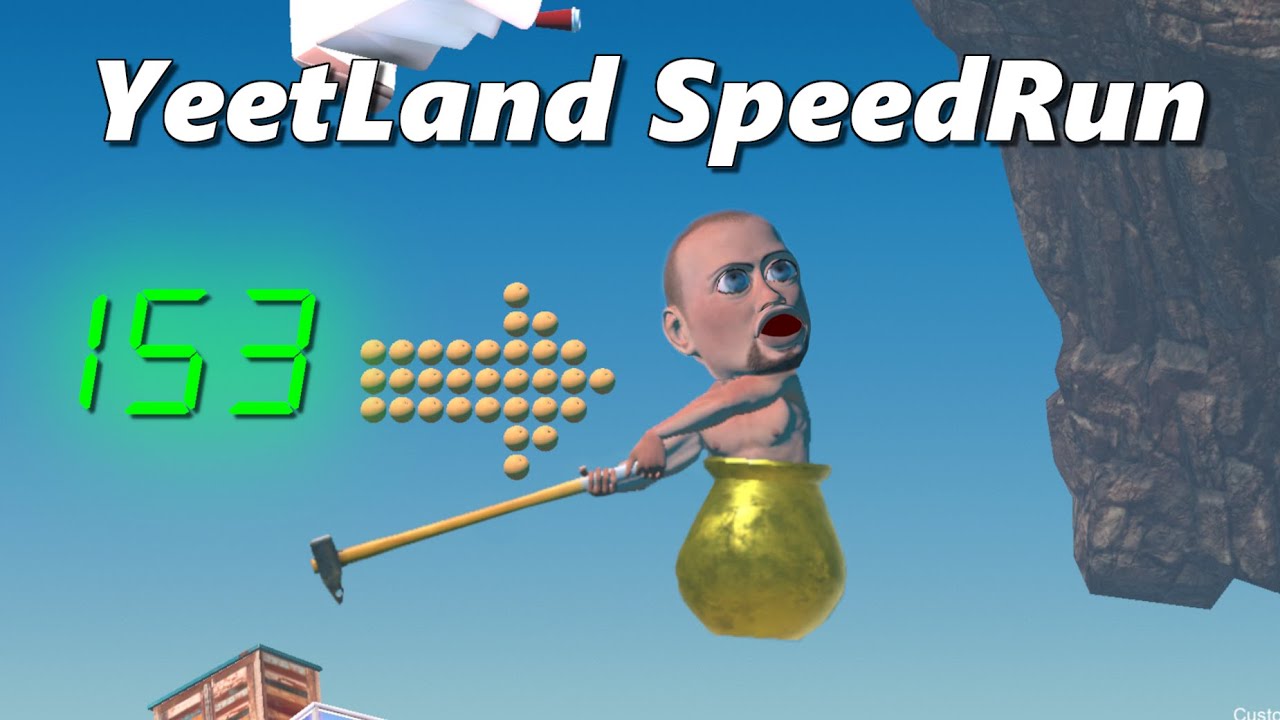 YeetLand Map Showcase - New Speedrun Level - MODDED Getting Over