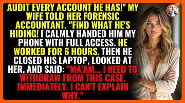 Hij liet haar een forensisch accountant inhuren en zag vervolgens haar wereld instorten.