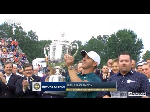 Brooks Koepka Holds Off Tiger Woods to Win PGA Championship