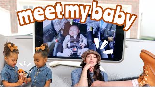 meet my BABY! 2 month baby update, target run, + Luckview baby car camera monitor BM2 review