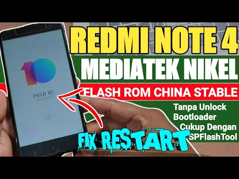 Χωρίς UBL Εγκαταστήστε Rom China Redmi Note 4 Mediatek Fix Επανεκκίνηση GPS υψηλής ακρίβειας