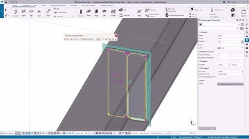Tekla : Use Construction Plane in Custom Component