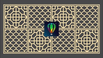 ❤ TUTORIAL: How to Make Jaali Designs In CorelDraw | Laser Cut | Creating Laser Cut File | Design