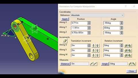 Exact Manipulation of Components in CATIA Assembly