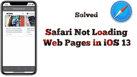 Safari Not Loading Web Pages on iPhone and iPad after iOS 15/14.8 - Fixed