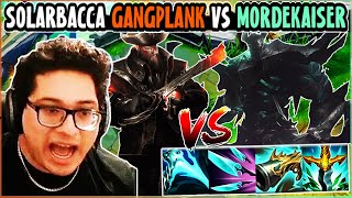 SOLARBACCA Gangplank Vs Mordekaiser Top - NA Challenger - Patch 14.7