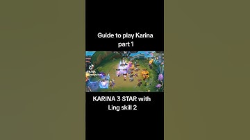 HƯỚNG DẪN CÁCH CHƠI KARINA HIỆU QUẢ NHẤT PHẦN 1 - LING SKILL 2!! MLBB Magic chess #mlbbmagicchess