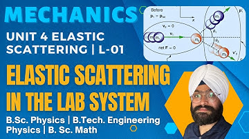 Elastic Scattering L-1 | Elastic Scattering in Lab System I Mechanics | B.Sc. Physics | B.Tech.