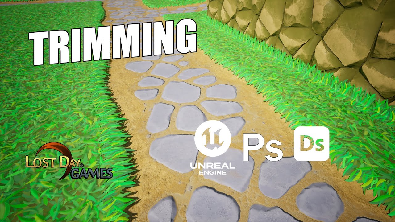 Создайте стилизованную траву в Substance Designer и Photoshop и перенесите её в Unreal Engine