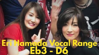 Eri Hamada 浜田絵里 Vocal Range Eb3 D6 Youtube