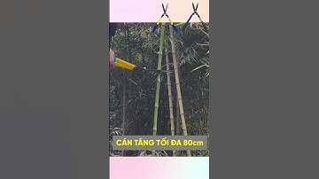 Kéo cắt cỏ cán tăng LS+ , điều chỉnh cán kéo dài tối đa đến 80cm #shorts