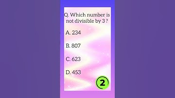 Quiz time - Divisibility test of 3 | Divisibility | #shortsvideo #shorts #youtubeshorts #shortsfeed