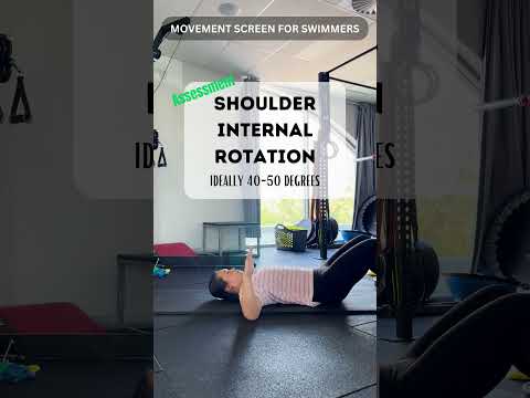 Swimmer Movement Screen - Shoulder internal rotation