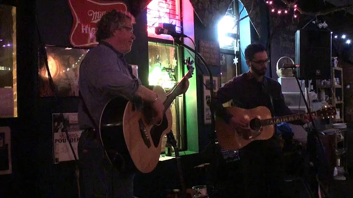Pete Matejcek and Dave Pengra at the Wine Cafe Mar...