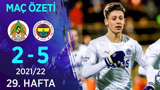 Aytemiz Alanyaspor 25 Fenerbahçe MAÇ ÖZETİ | 29. Hafta  2021/22