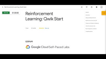 Reinforcement Learning: Qwik Start | GSP691 | Quest: Baseline: Data, ML, AI | DIY | GCP | qwiklabs |