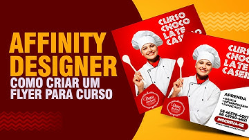COMO CRIAR UM POST DE CURSO NO AFFINITY DESIGNER // AFFINITY DESIGNER