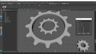 Maya - Gear creator tool