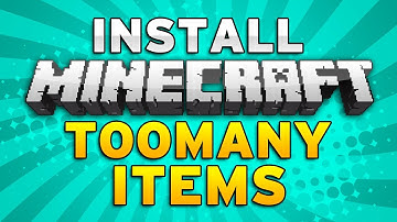 NEW [1.11] Minecraft TooManyItems Download & Install