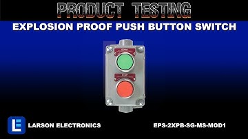 Explosion Proof Push Button Stop/Start Switch - Gas & Fire Button Labels - C1D1&2 - C21&2 - C3