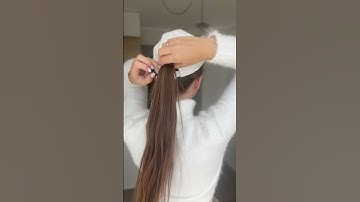 LifeHack Ponytail with a cap🤩