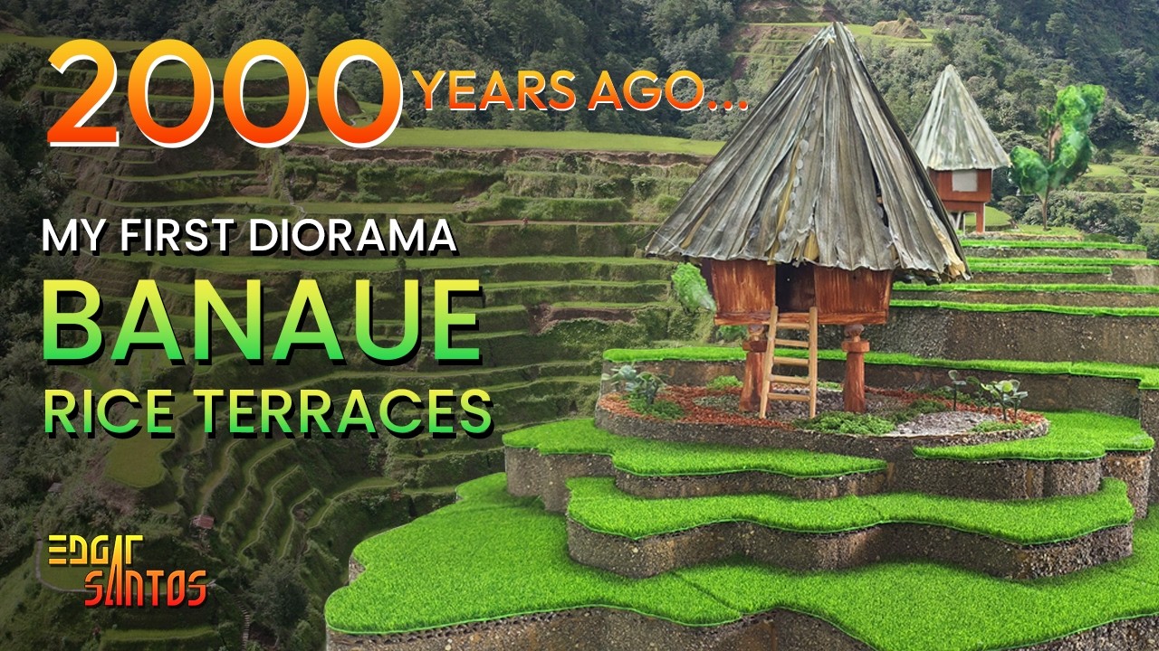 Recreating the Banaue Rice Terraces in Miniature | A Tribute to Igorot ...