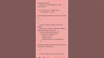 Apex Trigger: Prevent Duplicate Contact Email #apex #apextrigger #apexshorts #salesforcedeveloper