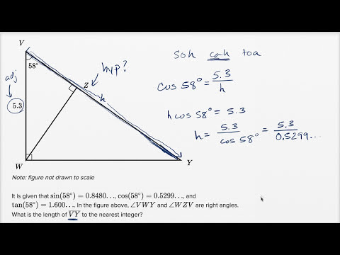 Right Triangle Geometry — Harder Example | Math | New SAT | Khan Academy