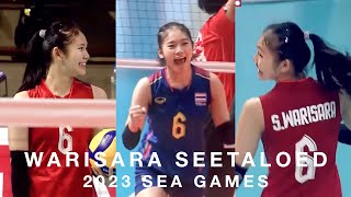 วริศรา สีทาเลิศ 17 ปี ทีมชาติชุดใหญ่รายการแรก I Warisara Seetaloed I Sea Games Volleyball 2023