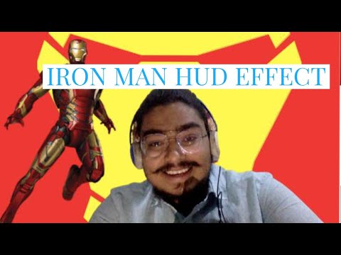 Iron Man hud effect | Python | Iron man drawing |digital art |Programming | Iron Man Helmet drawing