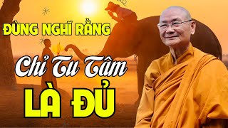 Đừng Nghĩ Rằng Chỉ TU TÂM LÀ ĐỦ ... Nghe Thầy Giải Thích THẤM LẮM | HT Viên Minh Giảng Rất hay