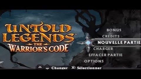 [PSP] Introduction du jeu "Untold Legends : The Warrior