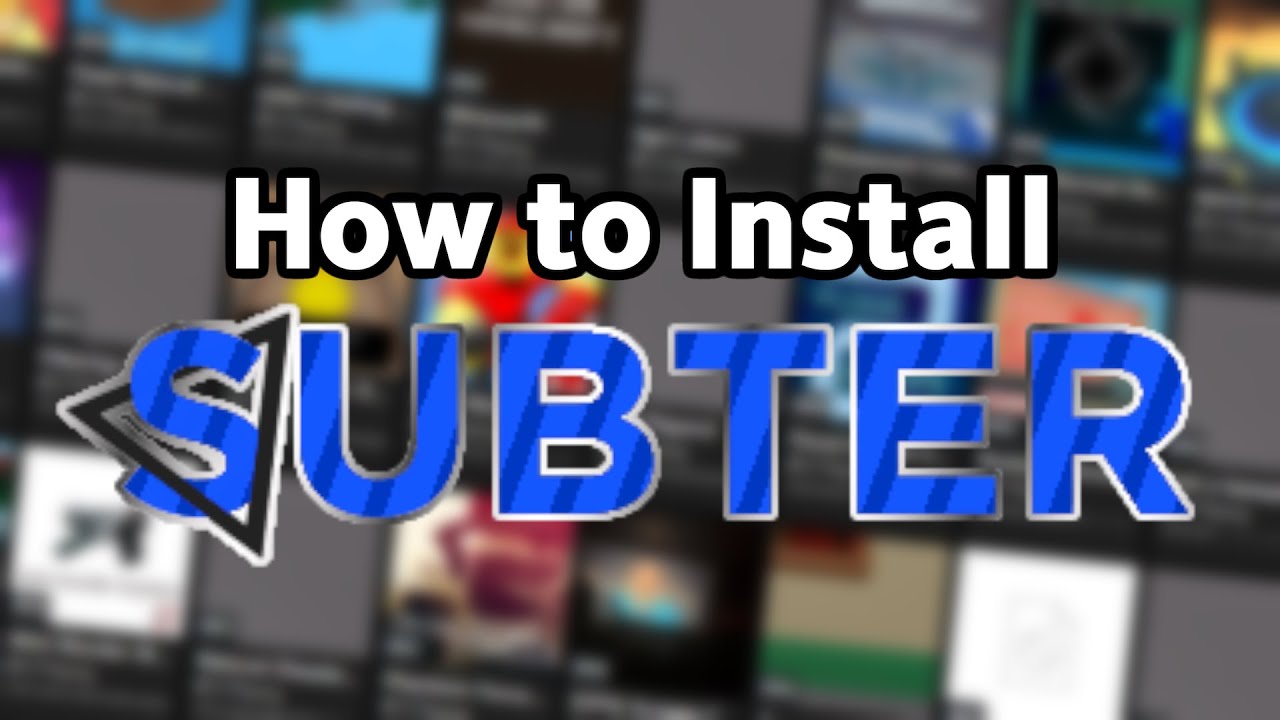How to Install SUBTER [Old Roblox Revival Tutorial] - YouTube