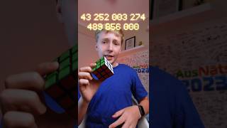 World Maths Day Rubik’s Cube 43 quintillion different combinations explained